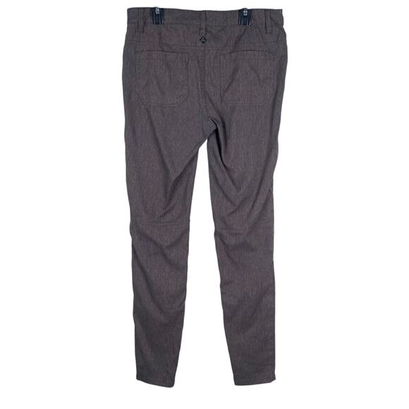 PrAna Tashia Brown Seaming Gorpcore Hiking Outdoors Skinny Pants SZ 4 - Picture 8 of 13
